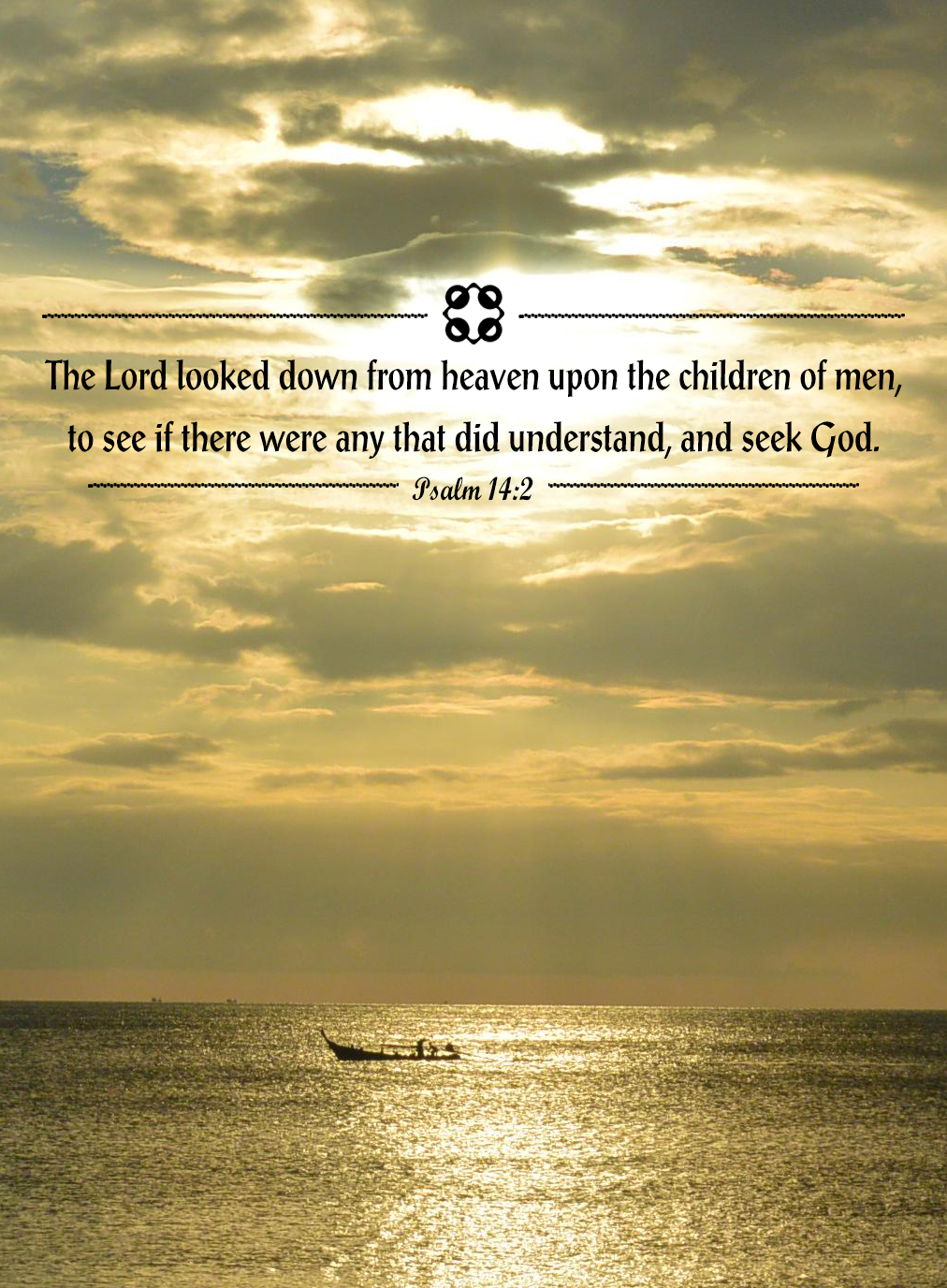 Psalm 14-2 Bible Art Pictures, Images, Inspirational